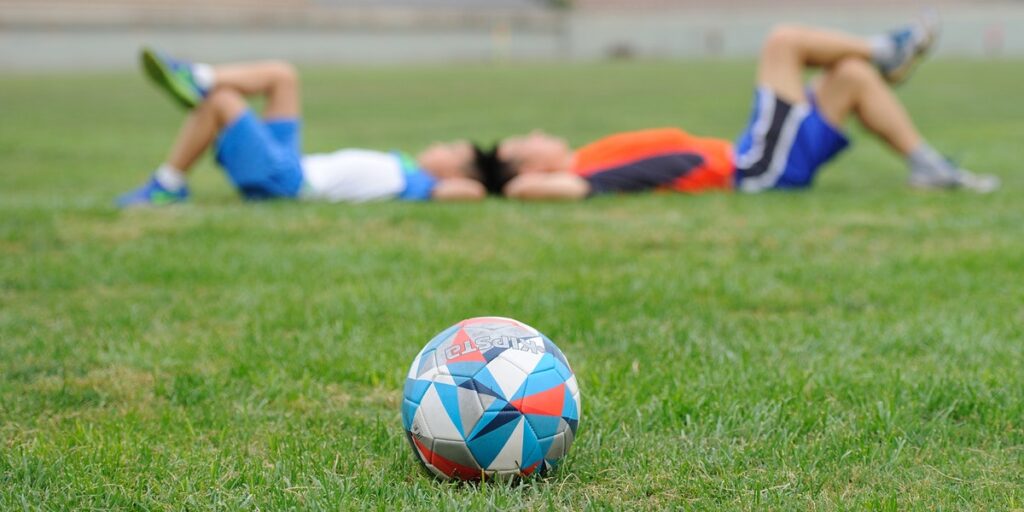 kids playing soccer