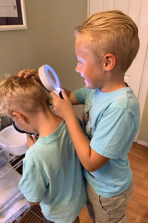 My Hair Helpers teaches lice checks for the whole family