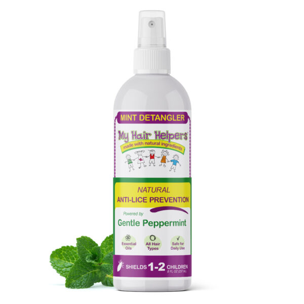 8oz Mint Detangler Lice Prevention