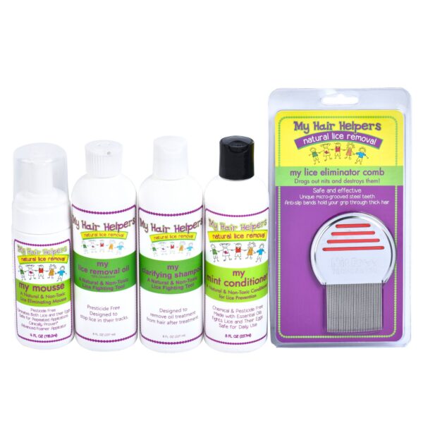 My Hair Helpers Family Size Lice Removal Kit for 2-4 Children