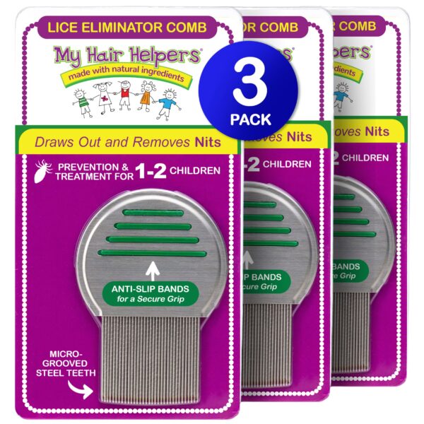 3pack of lice combs
