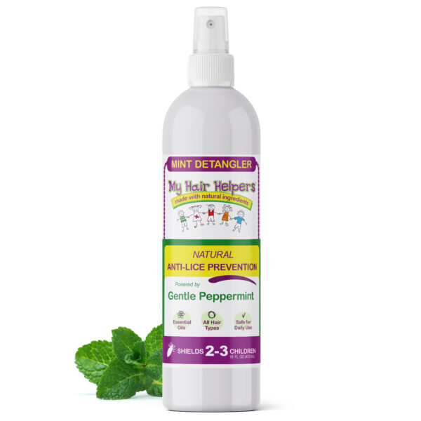 16oz Mint Detangler Lice Prevention
