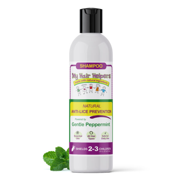 16oz mint lice prevention shampoo